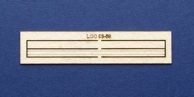 LCC 03-59 OO gauge wooden wall for 03-05